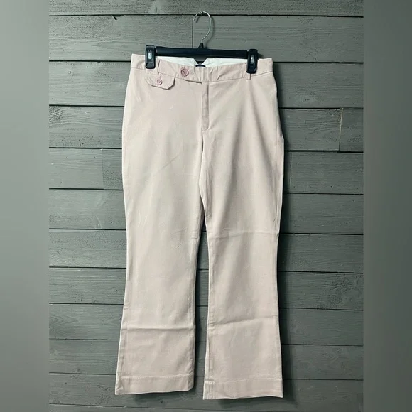 Gap Pink Boot Cut Pants Sz 6 Ankle - Picture 1 of 10
